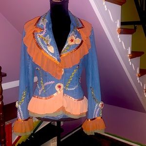 Carrie Allen Vintage Embellished Denim